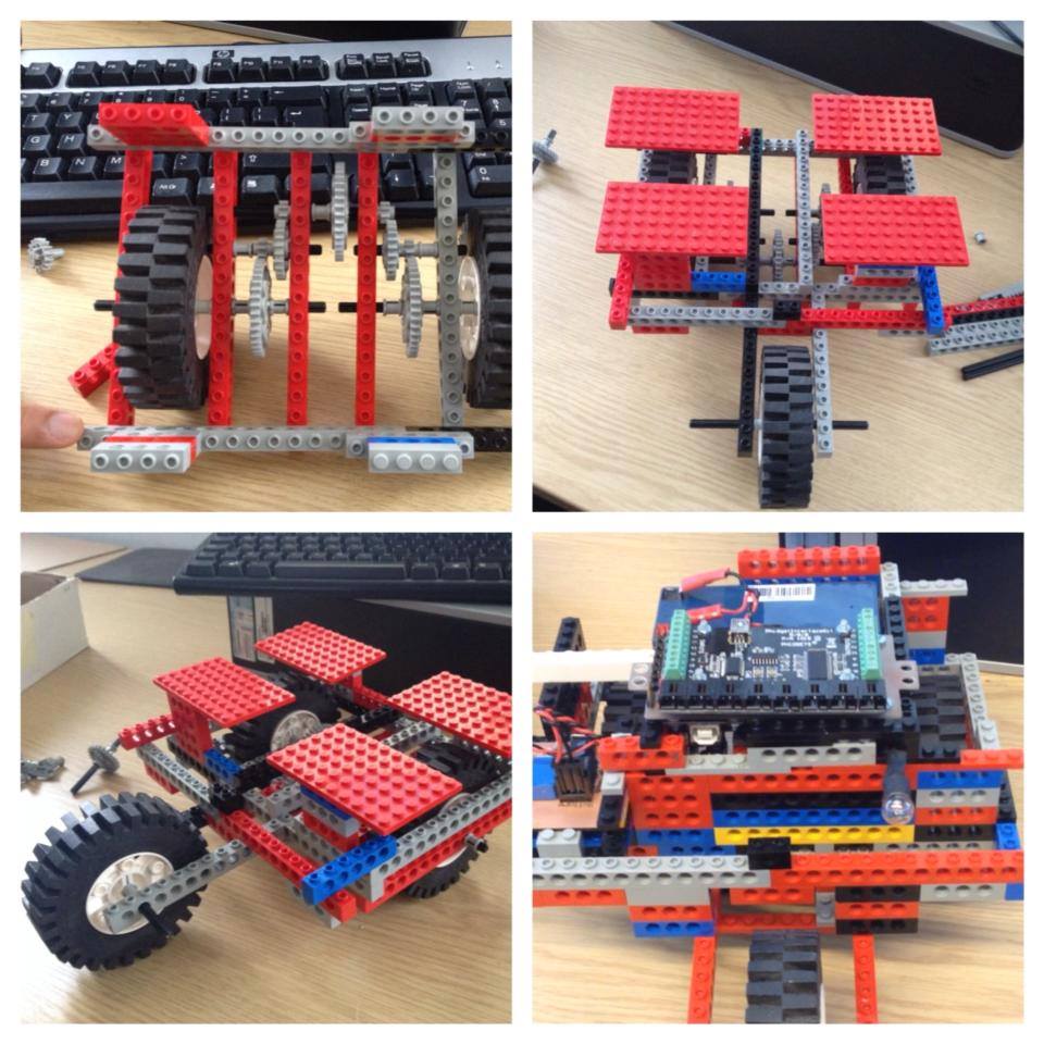 Custom built Lego Robot designed at University of Edinburgh