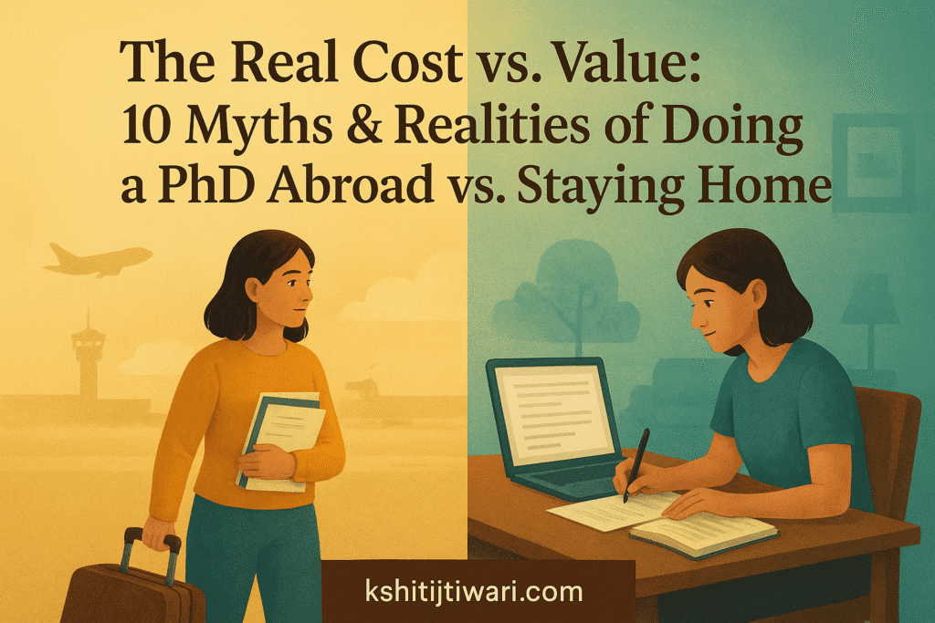The Real Cost vs. Value: 10 Myths & Realities of Doing a PhD Abroad vs. Staying Home