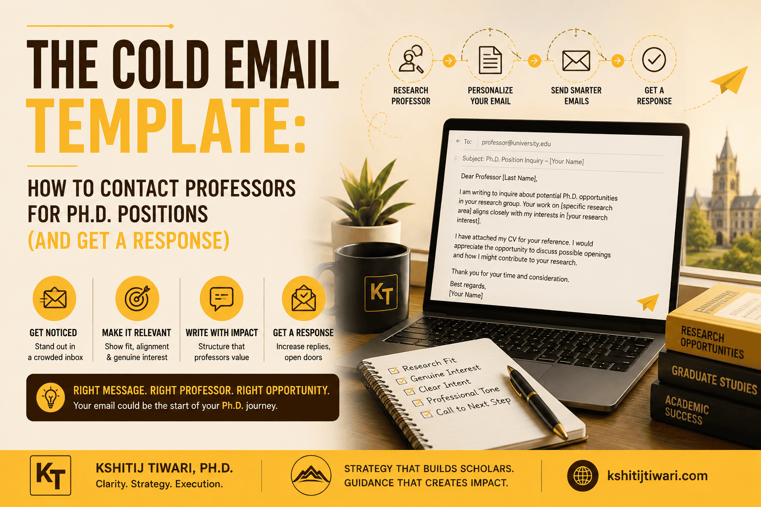 The Cold Email Template: How to Contact Professors for Ph.D. Positions (and Get a Response)