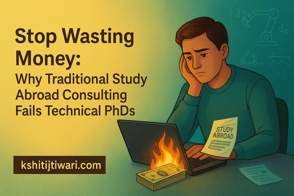 Stop Wasting Money: Why Traditional Study Abroad Consulting Fails Technical PhDs