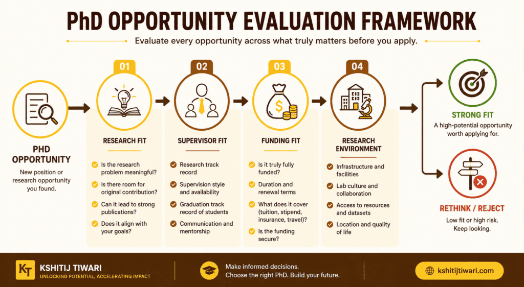 PhD Opportunity Evaluation Framework