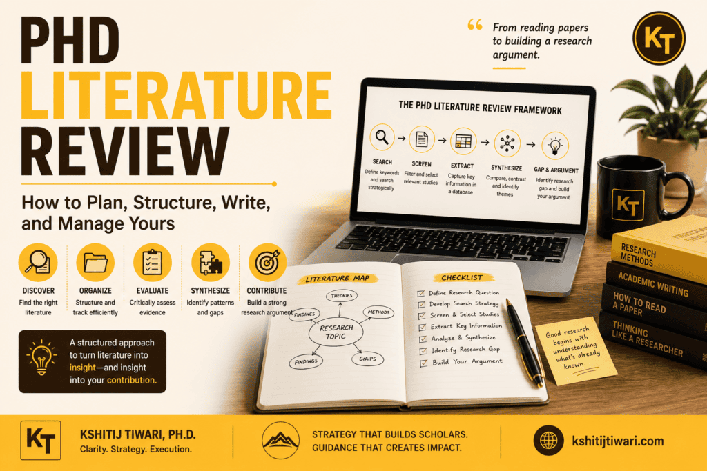 How to plan, manage, structure and write PhD literature review