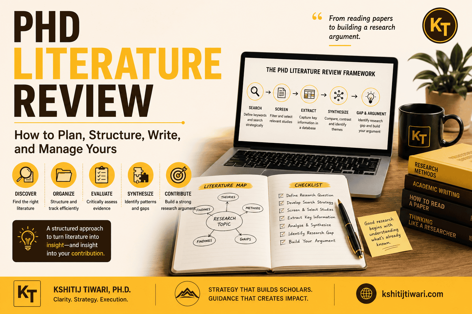 How to plan, manage, structure and write PhD literature review