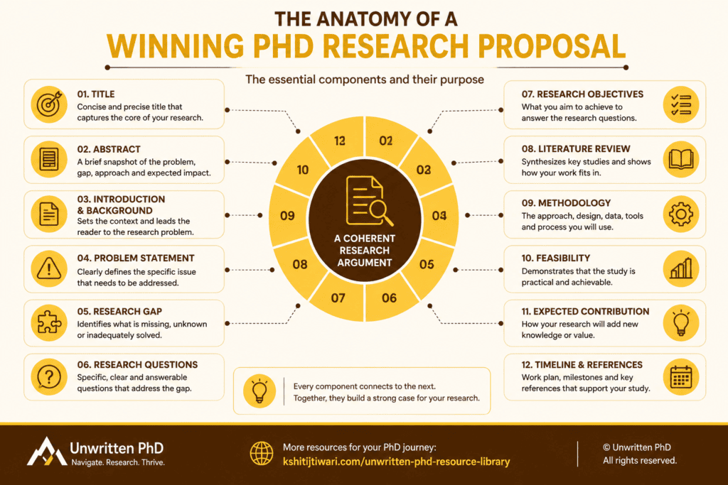Anatomy of a winning PhD research proposal